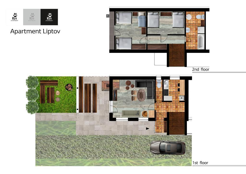 Rys Apartmany - Liptov Liptovský Mikuláš Eksteriør bilde